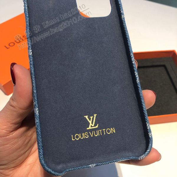LV手機殼 LV手機套 LV牛仔布手機殼 官網同步 零錢卡包  mmk1000
